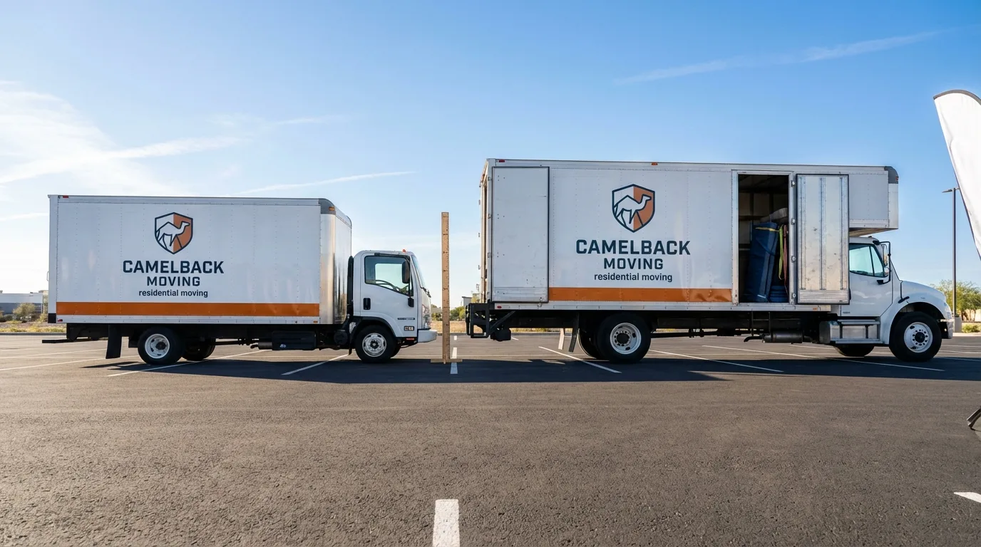 Moving truck size capacity guide in Keego Harbor